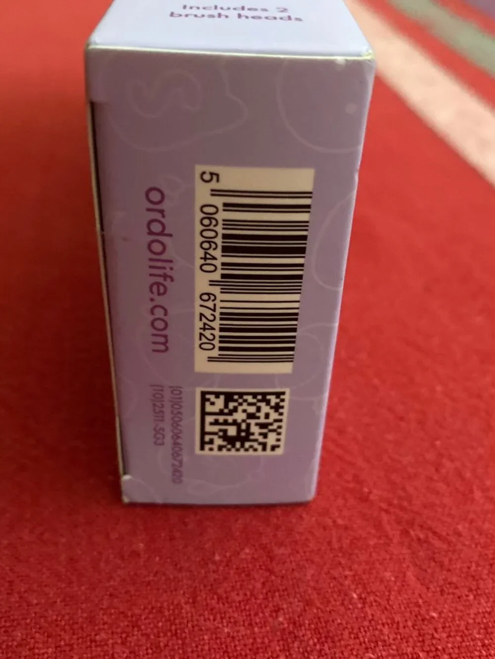 Squishmallows x Ordo Sonic Kids Purple Battery Toothbrush - Daxxon Edition NEW